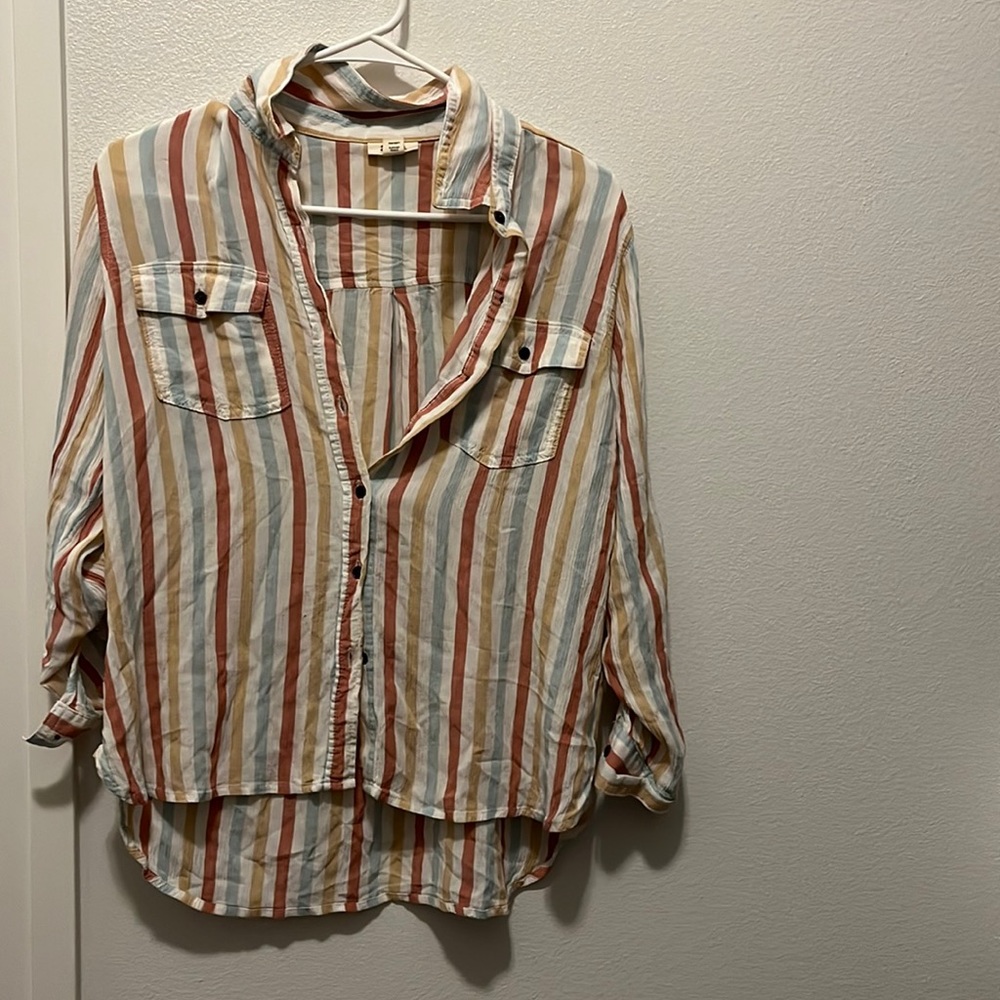 Ana stripes shirt, size small, worn only once
